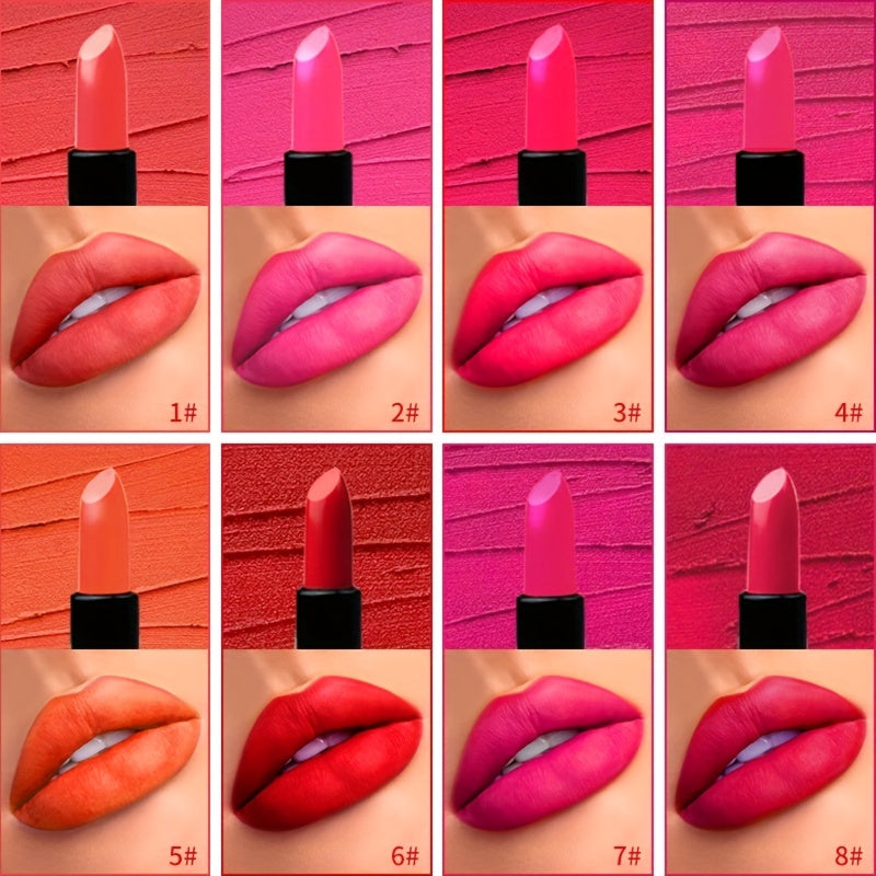 Matte Velvet Lipstick Long-Lasting Waterproof Lip Makeup
