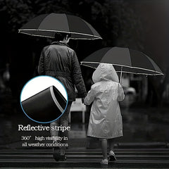 10 Ribs Windproof Travel Umbrella Lightweight Compact Mini Folding Portable