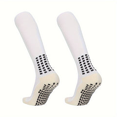 Men's Soccer Socks Non slip Grip Football Crew Socks