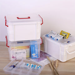 Portable Medicine Box First Aid Storage Health Care Box