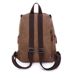 Lady Small Canvas Backpack Female Travel Bag