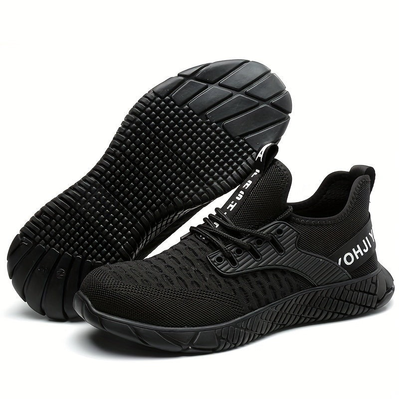 Men's Steel Toe Anti Smashing Work Safety Shoes