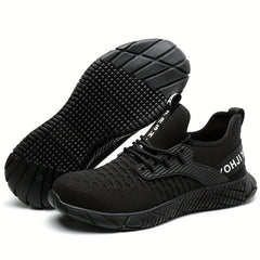 Men's Steel Toe Anti Smashing Work Safety Shoes