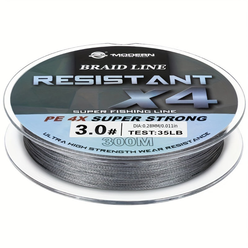 300M PE Braid Fishing Line 4 Strands 80LB Multifilament Cord
