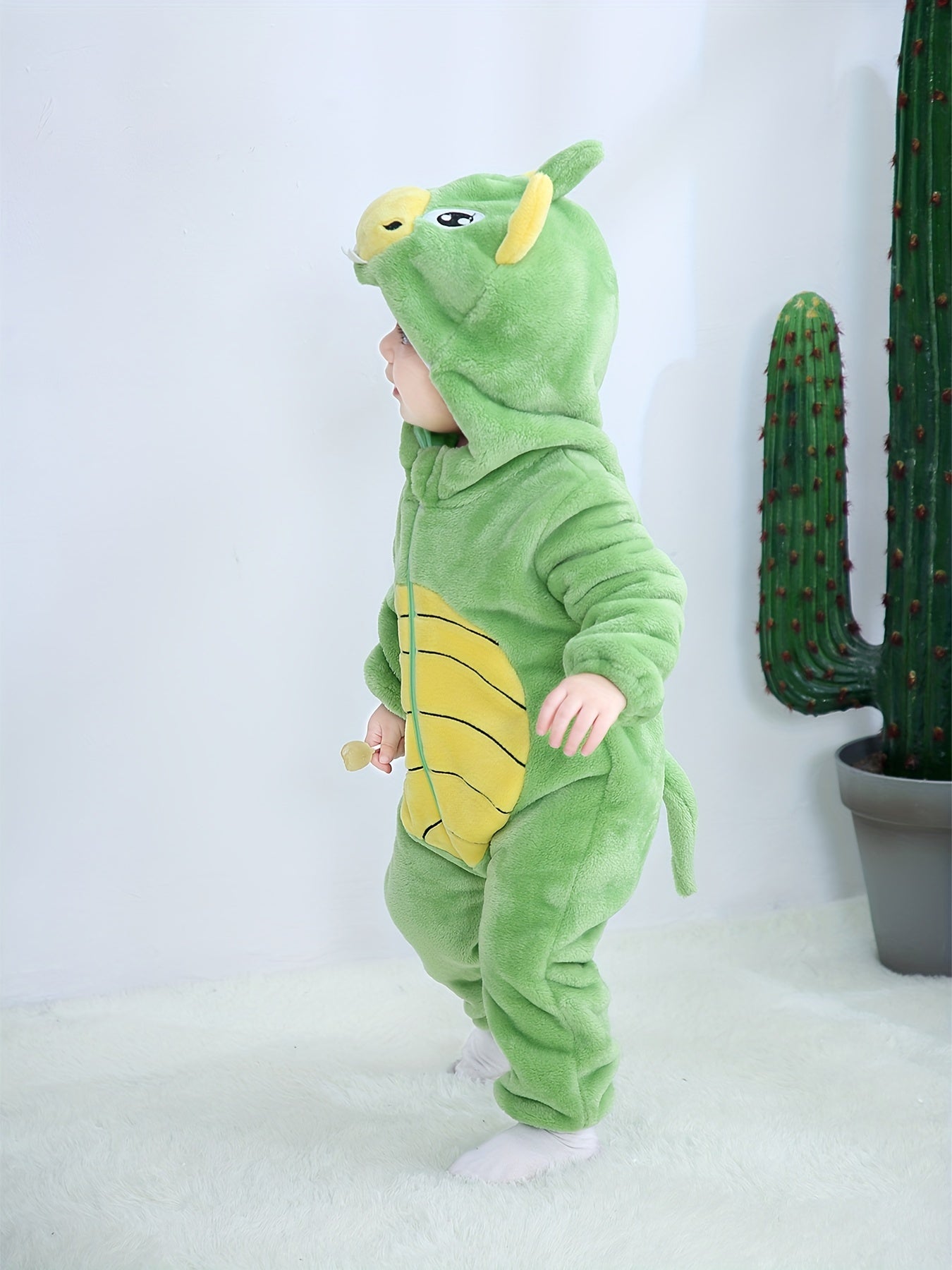 Baby Animal Shape Hooded Jumpsuit