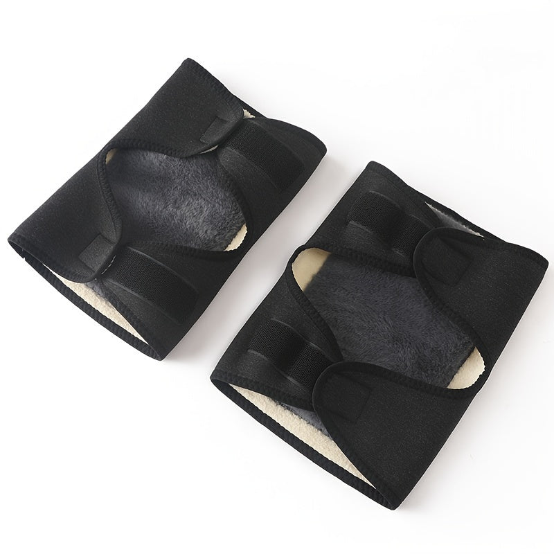 Knee Pad Warm For Elderly Men And Women Thickened Velvet Cover For Cycling