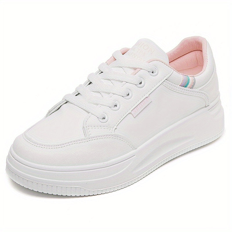 Women's Lace-Up Low Top Skate Shoes for Casual Wear