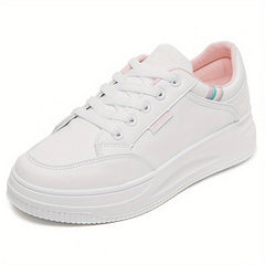 Women's Lace-Up Low Top Skate Shoes for Casual Wear