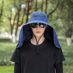 Men's Sunshade Hat Quick Drying Neck Protection Outdoor Activities