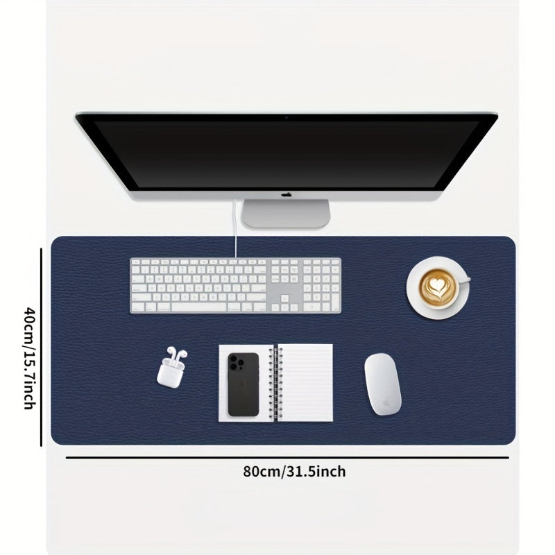 Large Waterproof Desk Pad PU Leather Mouse Pad