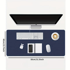 Large Waterproof Desk Pad PU Leather Mouse Pad