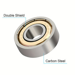 High Performance 608 ZZ Ball Bearings 10pcs