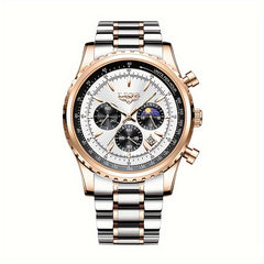 Quartz Women's Waterproof Luminous Watch Date Chronograph Sport Wristwatch