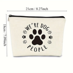 Cat Print Zipper Cosmetic Bag, Secret Birthday Gift