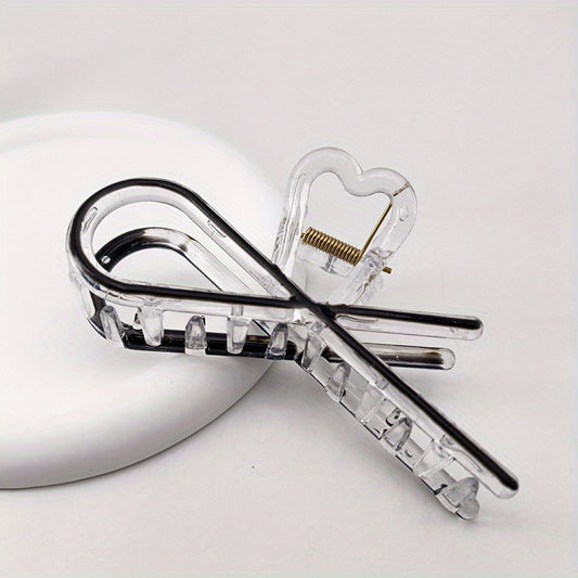 11 Clear Frame Banana Clip Non Slip Hair Accessory