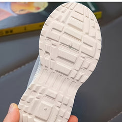 Girls Casual Low Top Mesh Sneakers Breathable Anti Slip Outdoor Shoes
