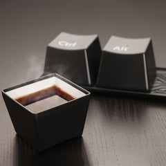 3pcs Set Creative Coffee Cups Keyboard Shaped Drinking Cup 10 14oz