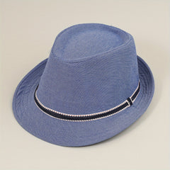 Men's Summer Sun Hat Outdoor Jazz Seaside Travel Sun Protection Hat