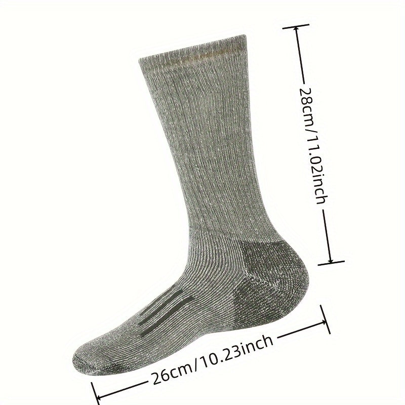 Men's Winter Wool Hiking Socks Non-slip Outdoor Sports Socks