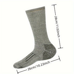 Men's Winter Wool Hiking Socks Non-slip Outdoor Sports Socks