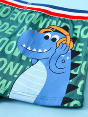 4pcs Boys Boxer Briefs 95 Cotton Striped Cartoon Print Elastic Waist
