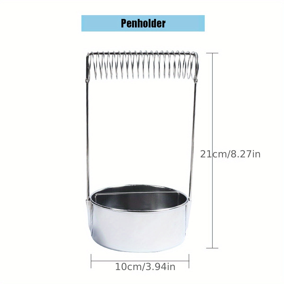 Stainless Steel Painting Pen Washer Leakproof with Cover and Drying Cylinder