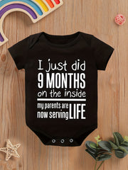 Embroidery Romper Short Sleeve Jumpsuit for 9 Months Baby