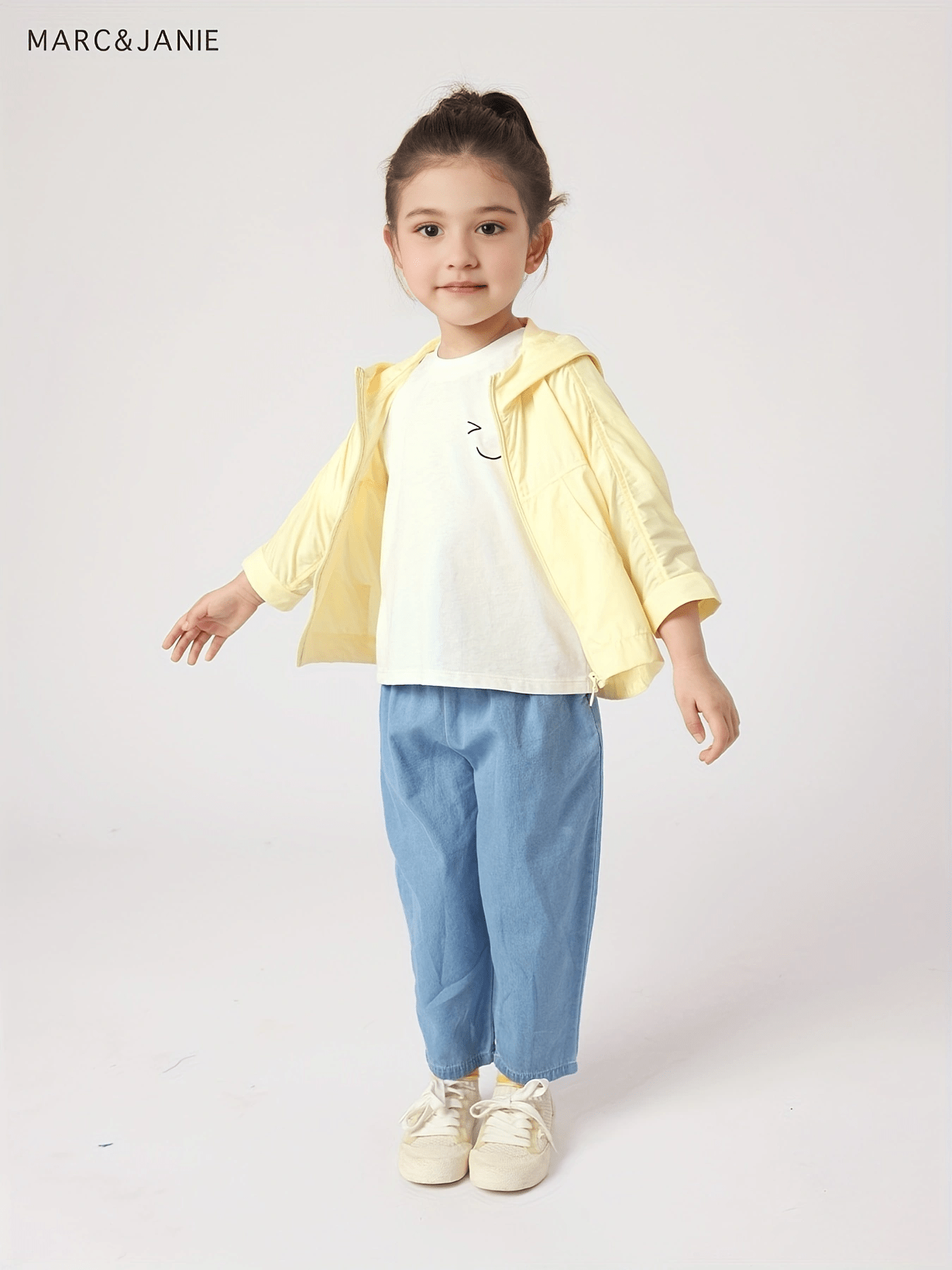 Girls Sunscreen Rash Guard Hoodie Zip Top