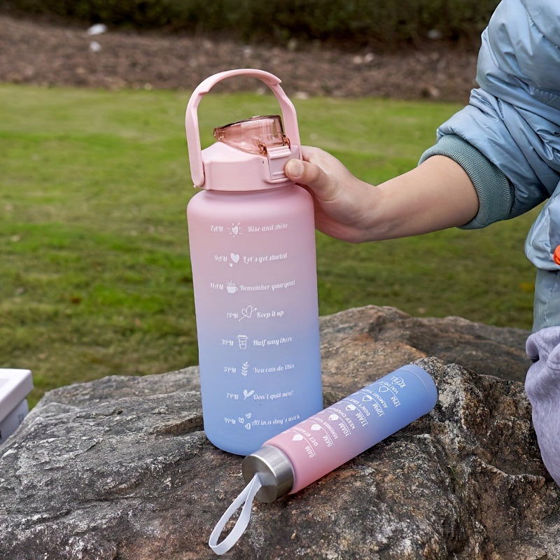 Gradient Sports Water Bottle for Office School Gym Leakproof Fitness Bottle