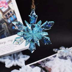 3pcs Christmas Snowflake Resin Mold Set Big Snowflake Silicone Molds For Resin