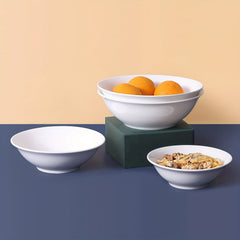 4pcs Ceramic Soup Bowls Set, Large Deep Bowls for Noodle Pho Salad
