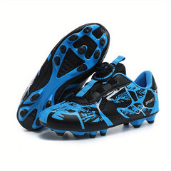 Youth AG Football Cleat Rotating Buckle Non Slip Soccer Shoes