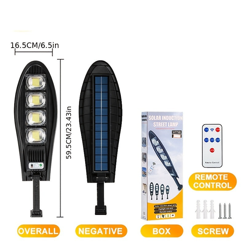 10000W 168LED Solar Street Light Outdoor Waterproof LED For Garden Wall Solar La