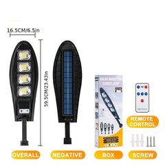 10000W 168LED Solar Street Light Outdoor Waterproof LED For Garden Wall Solar La