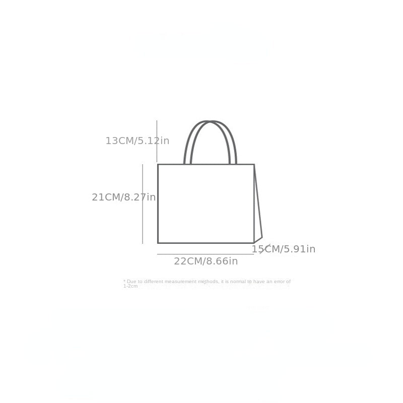 Quilted Insulated Lunch Bag Leakproof Handheld Box