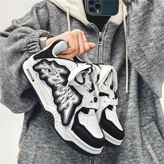 Men's Platform Skate Shoes Wear resistant Non Slip Casual Shoes