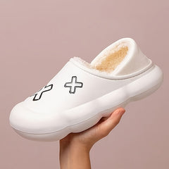 Women's Waterproof Warm Slippers Soft Bottom Non Slip