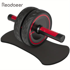 Ab Roller Wheel Home Gym Fitness Equipment with Knee Pad and Metal Handle