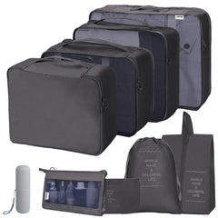 9 PCS Travel Luggage Bags Dustproof Clothes Bags