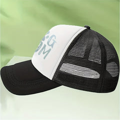 Dog Mom Printed Baseball Cap Washed Sports Hat Sunscreen Breathable Dad Hat