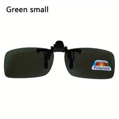 Men's Clip on Flip Up Polarized Sunglasses Night Vision Driving