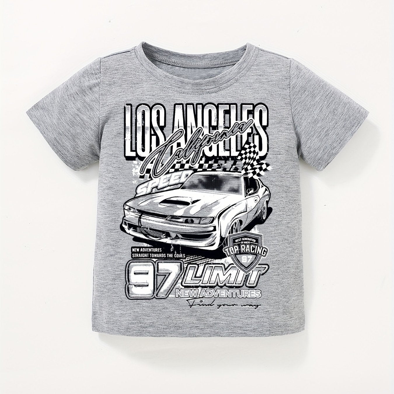 Baby Boy's Racing Car Graphic Tee Top