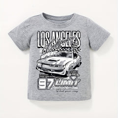 Baby Boy's Racing Car Graphic Tee Top