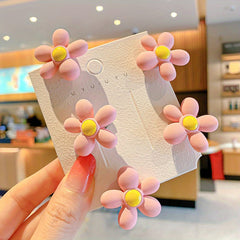 5pcs Flowers Hair Clips Decorative Hair Accessories Sets for Girls