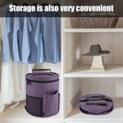 Large Capacity Yarn Storage Bag Portable Knitting Organizer Bag