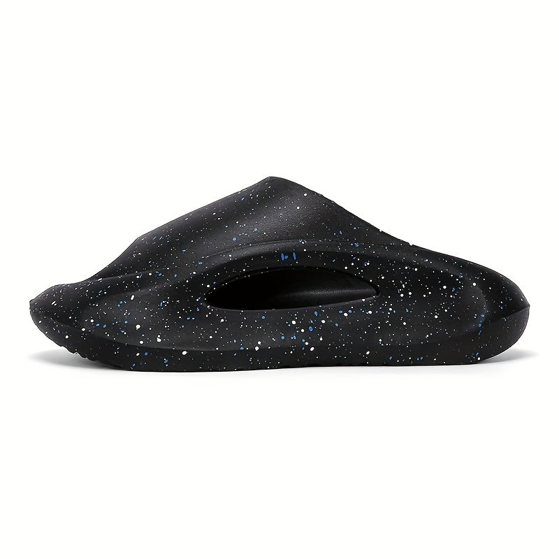 Men's Slide Slippers Open Toe Shoes for Indoor Outdoor Beach Shower