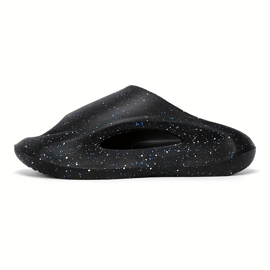 Men's Slide Slippers Open Toe Shoes for Indoor Outdoor Beach Shower