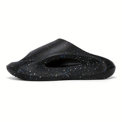 Men's Slide Slippers Open Toe Shoes for Indoor Outdoor Beach Shower