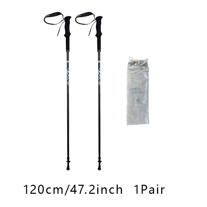 Carbon Fiber Trekking Poles with Bag for Hiking