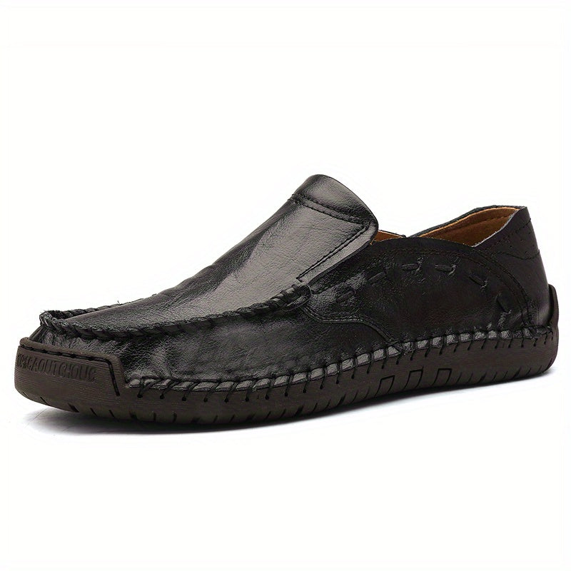 Men's Comfy Stitch Loafer Shoes Soft Sole Anti-skid Flat Shoes